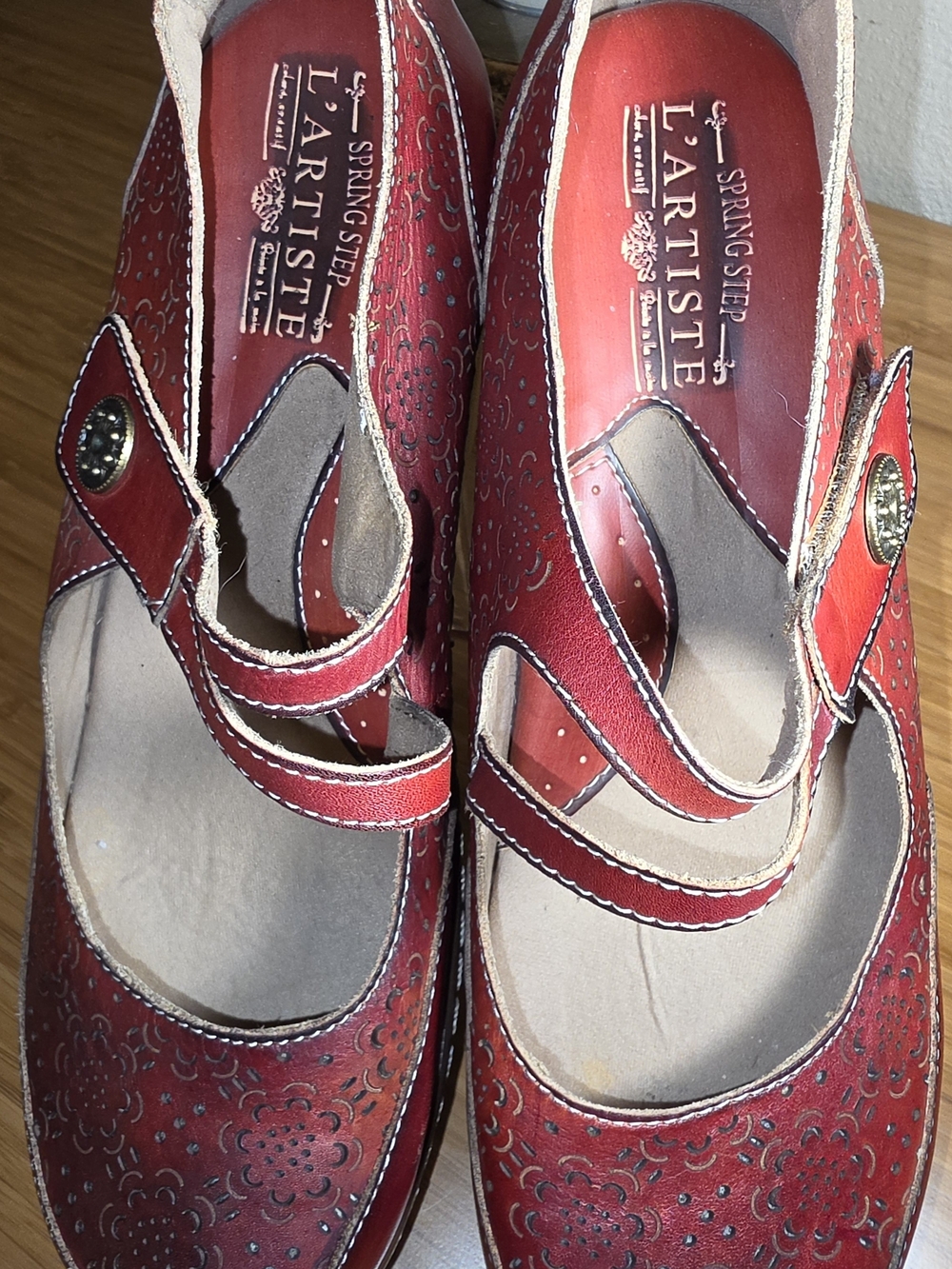 Red Mary Jane Comfort Shoes